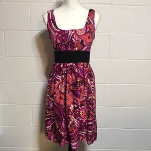 Signature by Sangria Plum Design S/L Dress